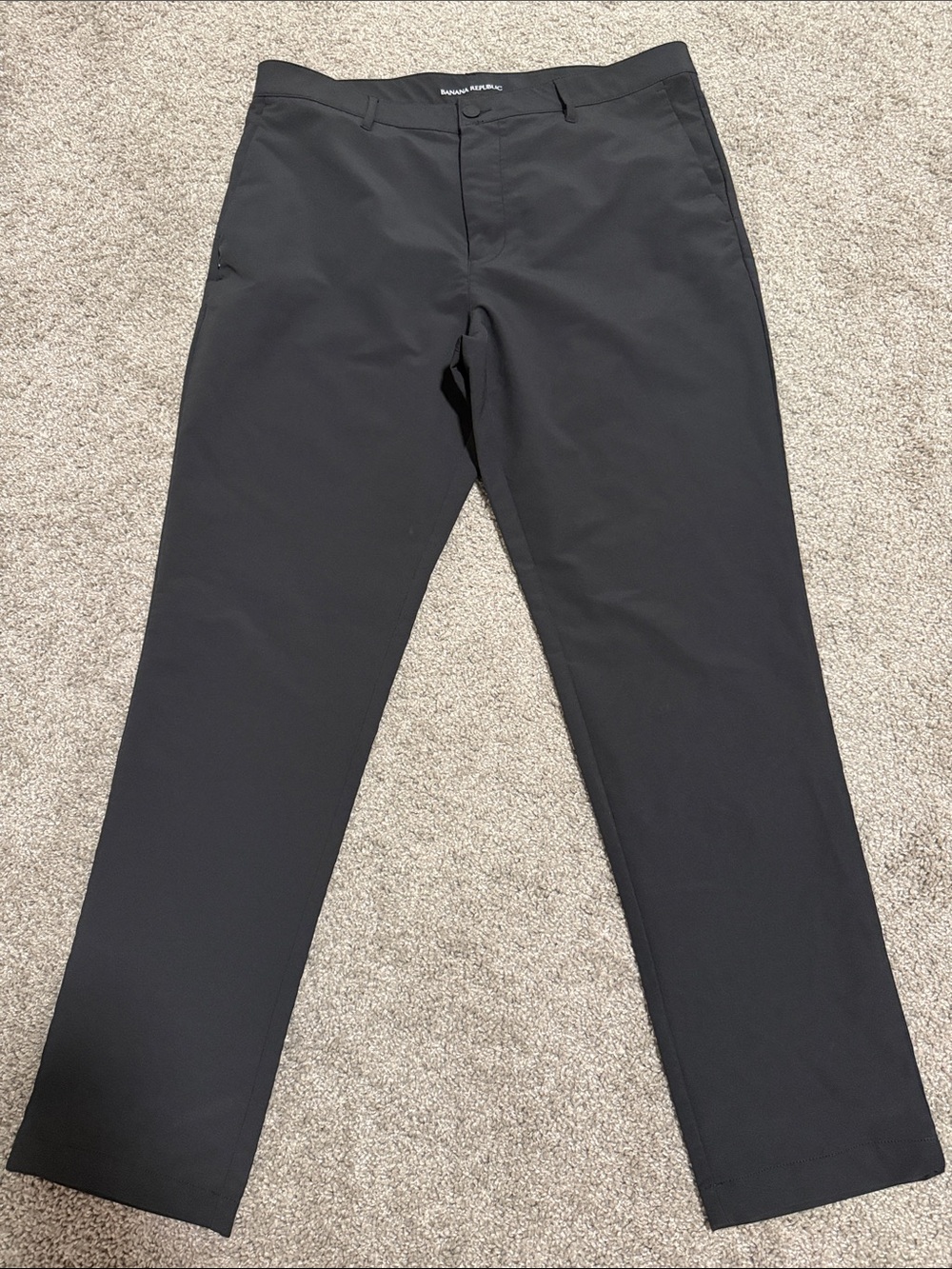 Banana Republic Black Men's Dress Pants - Modern Straight